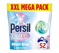 Persil Ultimate Pure Heaven Scent Non Bio designed for sensitive skin while leaving laundry fresh Laundry Capsules with a gentle, hypoallergenic fragrance 52 washes - Pack of 3