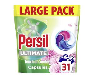 Persil Ultimate Touch of Comfort Laundry Capsules leaves laundry fresh with 4-action Nano-Power technology 4x longer-lasting fragrance^ 31 washes