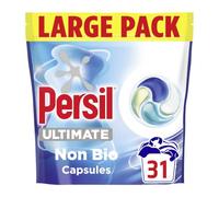 Persil Ultimate Ultra Stain Non Bio Laundry Detergent Capsules 68 Washes | Removes tough stains, nano-power technology, gentle next to sensitive skin, fast dissolving, effective in quick & cold washes