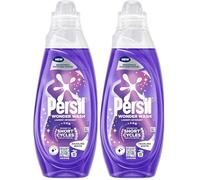 Persil Wonder Wash Dazzling Liquid Detergent Featuring Dazzling Technology Maintains and Brightens White Clothes 837 ml (31 Washes) (Pack of 2)
