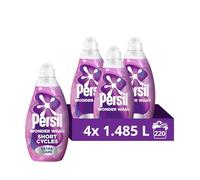 Persil Wonder Wash Dazzling White Liquid Detergent Featuring Dazzling White Technology Maintains and Brightens Light Clothes 1.485 L(55 Washes) - Case pack of 4