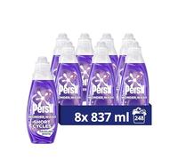 Persil Wonder Wash Dazzling White Liquid Detergent Featuring Dazzling White Technology Maintains and Brightens Light Clothes 1.485 L(55 Washes) - Case pack of 8