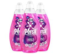 Persil Wonder Wash Liquid Detergent Stain Removal Designed for Shortest Cycles Even in 15 Minutes Fast Acting Formula with PRO-S Technology 55 Washes 1.485 Litre (Pack of 3, Ultra Care)