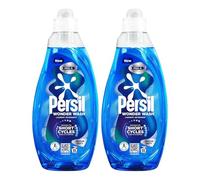 Persil Wonder Wash Liquid Detergent Stain Removal Designed for Shortest Cycles Even in 15 Minutes Fast Acting Formula with PRO-S Technology 55 Washes 1.485 Litre (Pack of 2, Odour Defy)