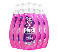 Persil Wonder Wash Liquid Detergent Stain Removal Designed for Shortest Cycles Even in 15 Minutes Fast Acting Formula with PRO-S Technology 55 Washes 1.485 Litre, 5 Pack (Ultra Care)