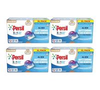 Persil XL 3-In-1 Washing Capsules All New Outstanding Stain Removal Even In Cold Washes With Triple Action Cleaning All In One Power Washing Capsules, 40 Washes (Bio, Buy 4)