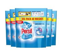 Persil XL 3-in-1 Washing Capsules Outstanding Stain Removal with No Residues Even in Quick and Cold Washes 7 Days of Lasting Freshness Washing Pods 48 Washes (Buy 5, Non Bio)