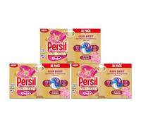 Persil XL Ultimate Washing Capsules Outstanding Stain Removal Even in Quick and Cold Washes Uplifting Comfort Fragrance Recyclable Plastic-Free Packaging, 38 Washes (Buy 3, Touch of Comfort)