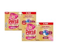 Persil XL Ultimate Washing Capsules Outstanding Stain Removal Even in Quick and Cold Washes Uplifting Comfort Fragrance Recyclable Plastic-Free Packaging, 38 Washes (Buy 2, Touch of Comfort)
