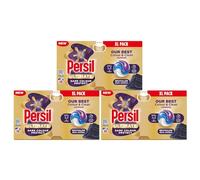 Persil XL Ultimate Washing Capsules Outstanding Stain Removal Even in Quick and Cold Washes Uplifting Comfort Fragrance Recyclable Plastic-Free Packaging, 38 Washes (Buy 3, Dark Colour Protect)