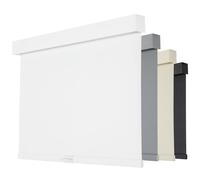 Persilux Blackout Roller Blinds for Windows, Cordless Free-Stop Roller Shades with Valance, Thermal Insulated Fabric Window Blinds, UV Protection Shades for Home and Bedroom (White,33" W x 72" H)