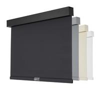 Persilux Blackout Window Shades for Home, Cordless Roller Shades with Valance, Thermal Insulated Fabric Window Blinds, UV Protection Blinds for Indoor Windows, Office and Bedroom (Black,26"W x 72"H)