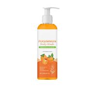 Persimmon Body Wash - 120ml Natural Persimmon Deodorizing, Soap Smelly Feet Deodorizer Strong Smell Control Cleansing Skin Lotion for Women and Men Gentle Effective Refreshing Body Wash Keeps Skin
