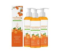 Persimmon Body Wash, Anti-Odor Deodorant Persimmon Body Wash for Old People Smell, Cleansing And Moisturizing, Suitable for All Skin Types