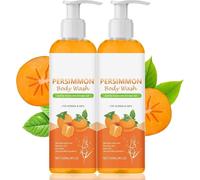 Persimmon Body Wash, Body & Face Persimmon Wash for Old People Smell, Anti-Odor Deodorant Persimmon Body Wash for Strong Odor Smell Remove, Gentle Ingredient, Fresh Scent & Deeply Cleansing (2)