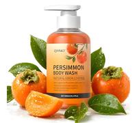 Persimmon Body Wash for Body Odor Control, Persimmon Soap for Underarms, Intimate Area & Smelly Feet with Persimmon & Green Tea, Deep Cleansing Hydrating Body Washes for Men Women, 300ml