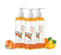 Persimmon Body Wash for Body Odor Control, Womens Body Wash, Persimmon Soap Bodywash for Old People Smell, Natural Cleansing Shower Gel, Nourishing and Moisturizing, Deeply Cleansing, 120ML (3)