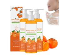 Persimmon Body Wash For Body Odor, natural body wash for strong odor smell remove, Restore The Freshness Of The Skin, deeply cleansing After Exercise For Brightening And Gentle Body Wash (3 PCS)
