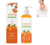 Persimmon Body Wash for Body Odor, Natural Persimmon for Old People Smell, Natural Deodorant Body Wash for Strong Odor Smell Remover, Fresher Scent, Deeply Cleansing & Moisturizing Body (1pcs)