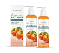 Persimmon Body Wash for Odor Control - Natural Deodorizing Shower Gel with Persimmon & Aloe Vera Extract, Deeply Cleansing & Moisturizing Body Wash, Long-Lasting Freshness, Refreshing Scent (2)