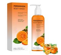 Persimmon Body Wash for Odor Control,Remove Body Odor Shower Gel,Cleansing Body Deodorizing with Persimmon & Green Tea Extracts,Persimmon Body Wash for Old People Smell (1PCS)