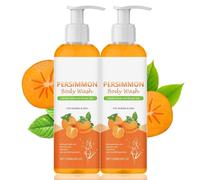 Persimmon Body Wash for Old People Smell, Anti-Odor Deodorant Bar Soap Persimmon Body Wash for Strong Odor Smell Remove, Fresh Scent, Deeply Cleansing & Moisturizing Body (2)