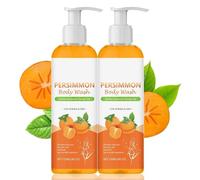 Persimmon Body Wash For Old People Smell, Anti-Odor Deodorant Shower Gels, Persimmon Body Wash For Strong Odor Smell Remove, Fresh Scent, Deeply Cleansing & Moisturizing Skin (2)