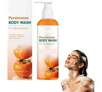 Persimmon Body Wash for Old People Smell,Deep Cleansing Body Deodorizing with Persimmon & Green Tea Extracts,Natural Deodorant Bar Soap for Strong Odor Smelly Feet Remove,Refreshing&Non-Drying (1 Pcs)