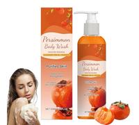Persimmon Body Wash for Old People Smell, Deeply Cleansing Persimmon Soap Bodywash, Anti-Odor Deodorant Bar Soap Body Wash for Strong Odor Smell Remove (1PC)