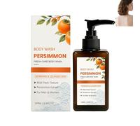 Persimmon Body Wash, for Old People Smell, Refreshing Odour Control for All Skin Types, Deeply Cleansing & Moisturizing, Mild Non-irritating Body Cleanser, Family-friendly Daily Body Wash (1PC)