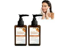 Persimmon Body Wash - Old People Smell, Odours Control Body Cleanser (2PCS) | Deodorising Shower Gel with Green Tea Extract, Hydrating Body Care Cleanser for Aging Skin, Fresh Scent Cleansing Shower Gel