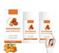 Persimmon Deodorant Stick, Persimmon Whole Body Deodorant For Women, Womens Triple Odor Defense DeodorantStick And Antiperspirant Fresh, Moisturising Deodorant Stick For Men And Women (2PC)