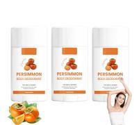 Persimmon Deodorant Stick, Persimmon Whole Body Deodorant For Women, Womens Triple Odor Defense DeodorantStick And Antiperspirant Fresh, Moisturising Deodorant Stick For Men And Women (3PC)