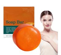 Persimmon Flavor Body Wash Set,Natural persimmon Flavor Soap Bar