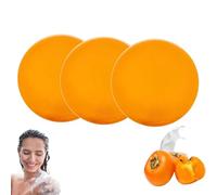 Persimmon Goat Milk Soap - Anti-Odor Persimmon Goat Milk Soaps, Deodorant Body Bar Soaps for Old People Smell, Body Odor Removal Soap for All Skin Types (3)