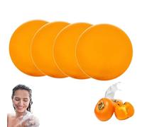 Persimmon Goat Milk Soap - Anti-Odor Persimmon Goat Milk Soaps, Deodorant Body Bar Soaps for Old People Smell, Body Odor Removal Soap for All Skin Types (4)