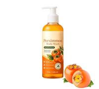 Persimmon Shower Gel for Old People Smell, Designed Specifically For The Elderly Effectively Removes Odors, Natural Deodorizing Soap Deeply Cleansing, Fresh Scent，1