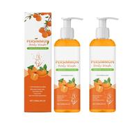 Persimmon Shower Gel, Persimmon Cleansing Shower Gel, Body Shower Gel, Persimmon for Face and Body Wash, Extract Oil, Gentle Cleansing, Refreshing Fragrance, Perfect for Home or Travel (2)