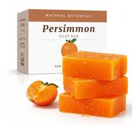 Persimmon Soap 3 x 100G Multipack with Foaming Net for Body Odor Control