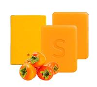 Persimmon Soap Bar, Deodorizing Persimmon Soap Bar for Body Odor Control & Old People Smell, Deep Moisturizing with Rich Creamy Lather, Gentle Cleansing for All Skin Types(2)