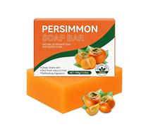 Persimmon Soap Bar for Body Odor Control, Natural Deodorant Body Bar Soap for Old People Smell, Removes Strong Smell, Organic Eliminating Odor Wash Soap for Women & Men (1pc)