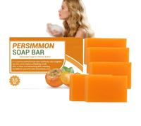 Persimmon Soap Bar For Body Odor Eliminator For Women&Men, Eliminating Smell & Deeply Cleansing, Purpose Soaps Bars, Persimmon Soap For Old People Smell, Purifying Deodorizing Body Wash (5)