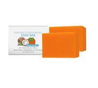 Persimmon Soap Bar for Body, Persimmon Soap with Odor Control, Refreshing Deodorant Bath for Women, Men, Gentle Bathing, Cleanses the Skin, Removes Body Odour (2)