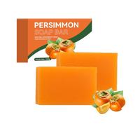 Persimmon Soap Bar, Handmade Persimmon Body Wash Soaps, Moisturizing Soap for Dry Skin, Natural Ingredient Deodorant Washing Body Bath Soaps, Refreshing for All Skin Types (2)
