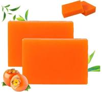 Persimmon Soap Bar,Natural Soap for Body Odor Removal,Moisturizing & Soothing Gentle Cleanser Bar for All Skin Types