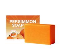 Persimmon Soap for Body Odour,Handmade Deodorising Soap for Men & Women, Deep Cleansing Deodorizing with Natural Persimmon & Green Tea Extracts