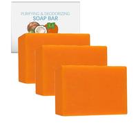 Persimmon Soap for Body Odour, Persimmon Deodorant Soaps Bar for Old People Smell, Deodorant Bath, Natural Hand & Body Soaps for Men Women Deep Cleaning,Removes Odors (3pcs)