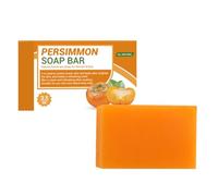 Persimmon Soap for Body Odour, Persimmon Soap for Old People,Natural Rhoms Persimmon Soaps,Handmade Deodorising Soap for Men & Women, Deep Cleansing Face & Body Bar (Orange-1pcs, one size)
