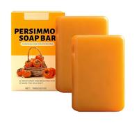 Persimmon Soap for Body, Refreshing Persimmon Soap for Face and Body Wash, Natural Ingredient Deodorant Washing Body Bath Soaps, Deeply Moisturizing Bath Wash for Women & Men (2)