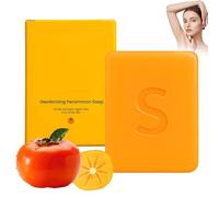 Persimmon Soap for Old People, Japanese Persimmon Soap for Body Odor, Natural Hand & Body Soaps with Rich Creamy, Nourishing & Gentle Cleansing, Suitable for All Skin Types